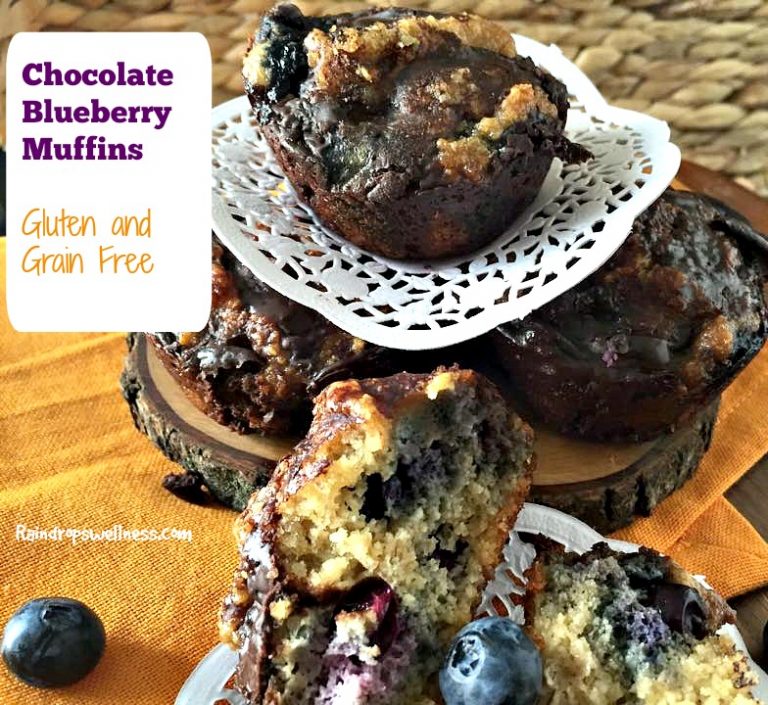 Chocolate Blueberry Muffins