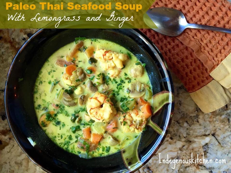 Paleo Thai Seafood Soup