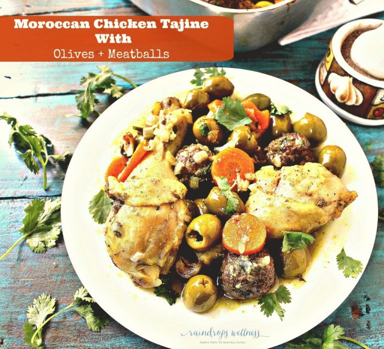 Paleo Moroccan Chicken And Meatballs Tajine