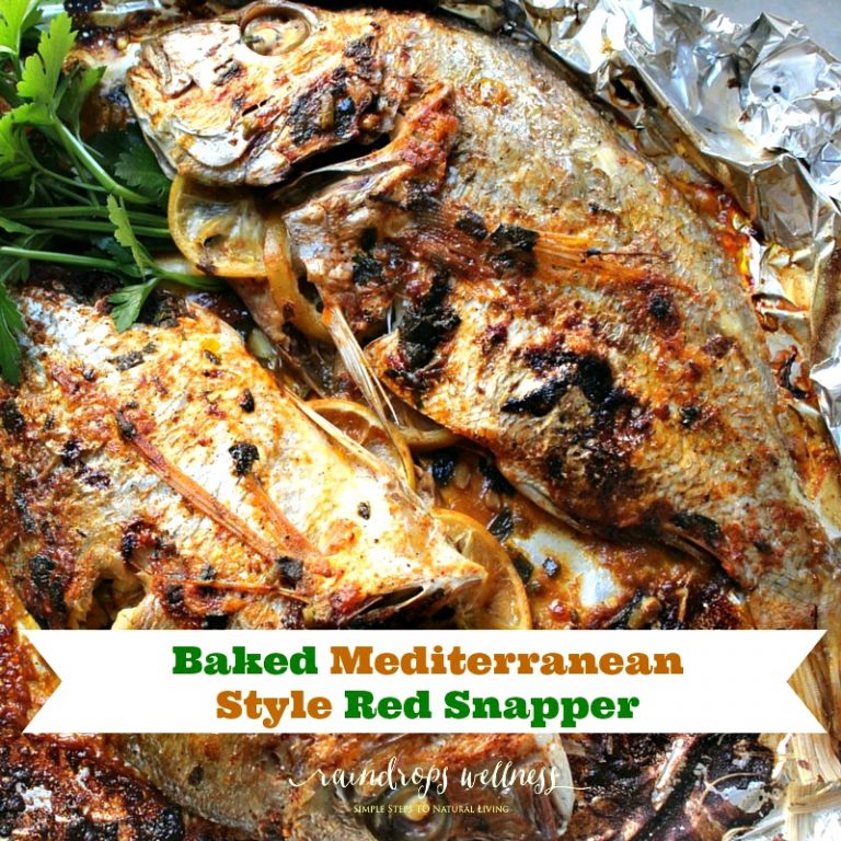 Baked Mediterranean Red Snapper