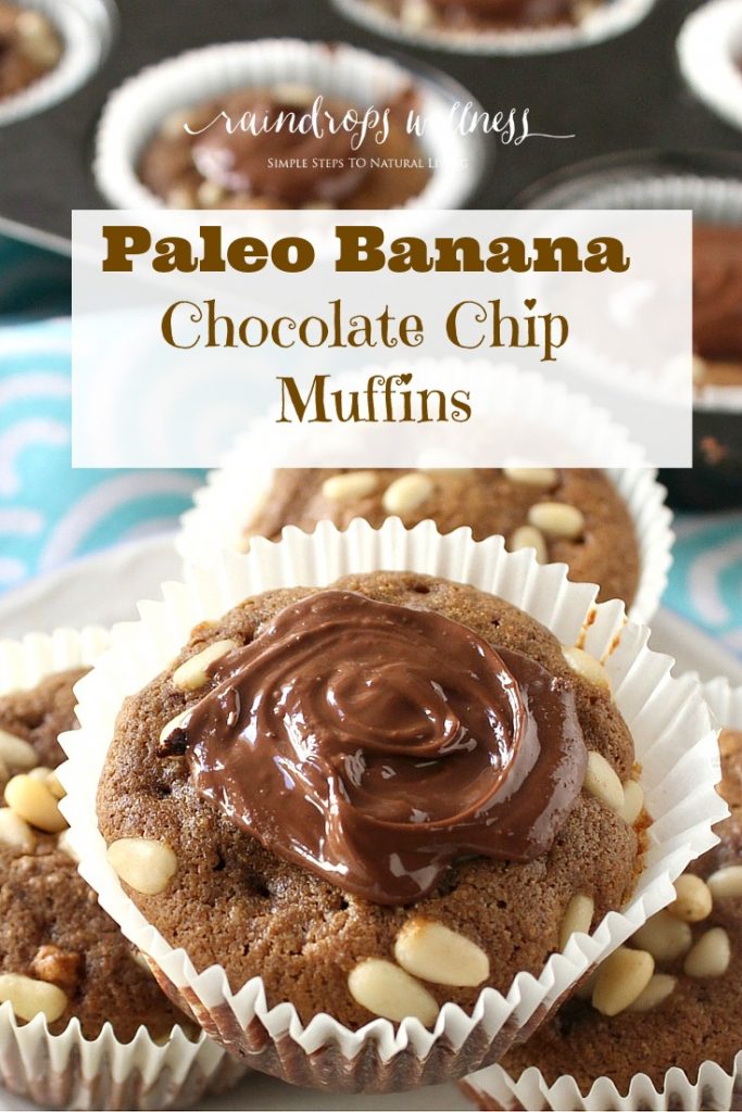 Paleo Banana Chocolate Chip Muffins