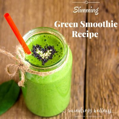 Great and easy slimming green smoothie recipe on the go
