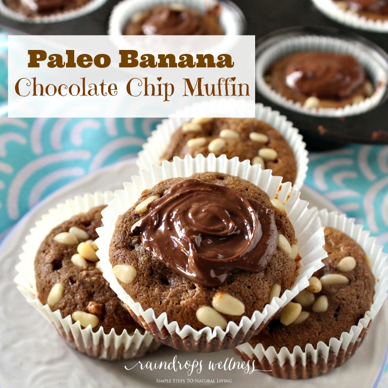 Paleo Chocolate Chip Banana Muffins