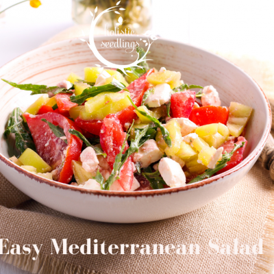 This easy low carb salad is perfect for a hot summer day