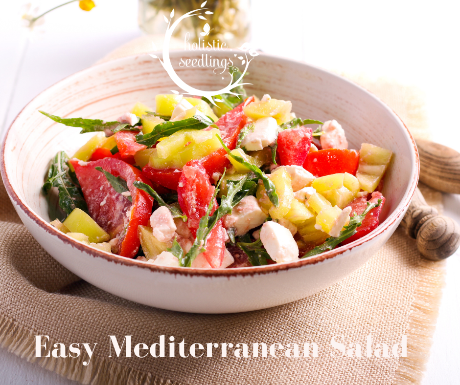 This easy low carb salad is perfect for a hot summer day