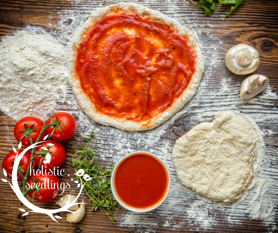 Easy low carb and gluten free Mediterranean pizza sauce 