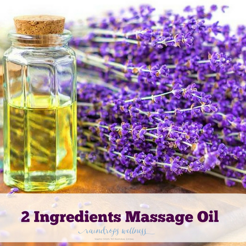 2 ingredients massage oil